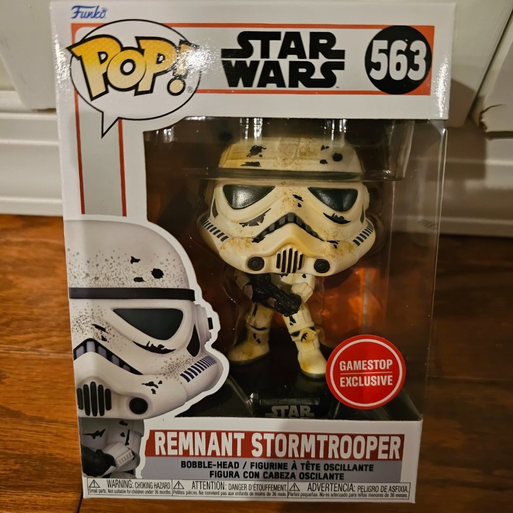 New Funko Pop!: Star War REMNANT STORMTROOPER Figure 563 Gamestop Exclusive